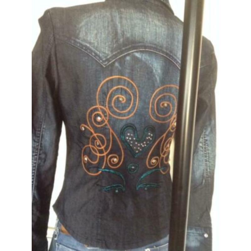 SOS jeansblouse bij ORZA studio, maat 34/XS