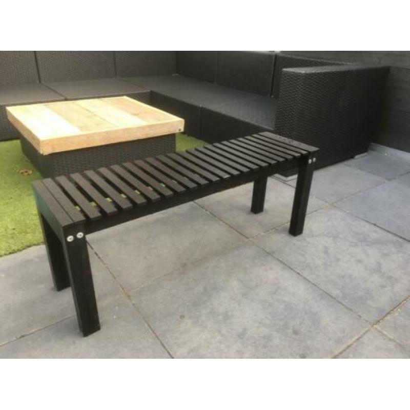 Tuinbankje zwart