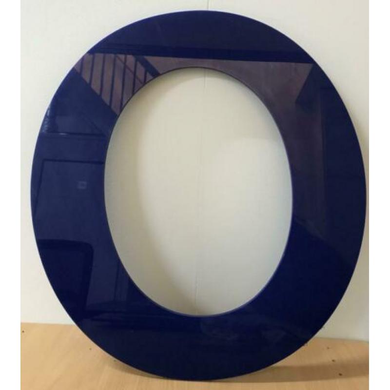 Grote letters blauw