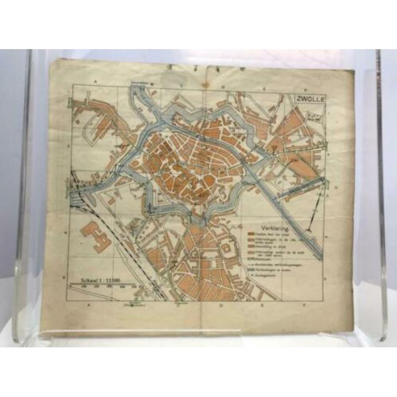 ?? Plattegrond (Gebruikt) | Zwolle | ANWB | Jaren 30 | #1