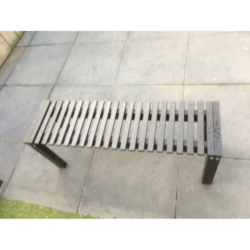 Tuinbankje zwart