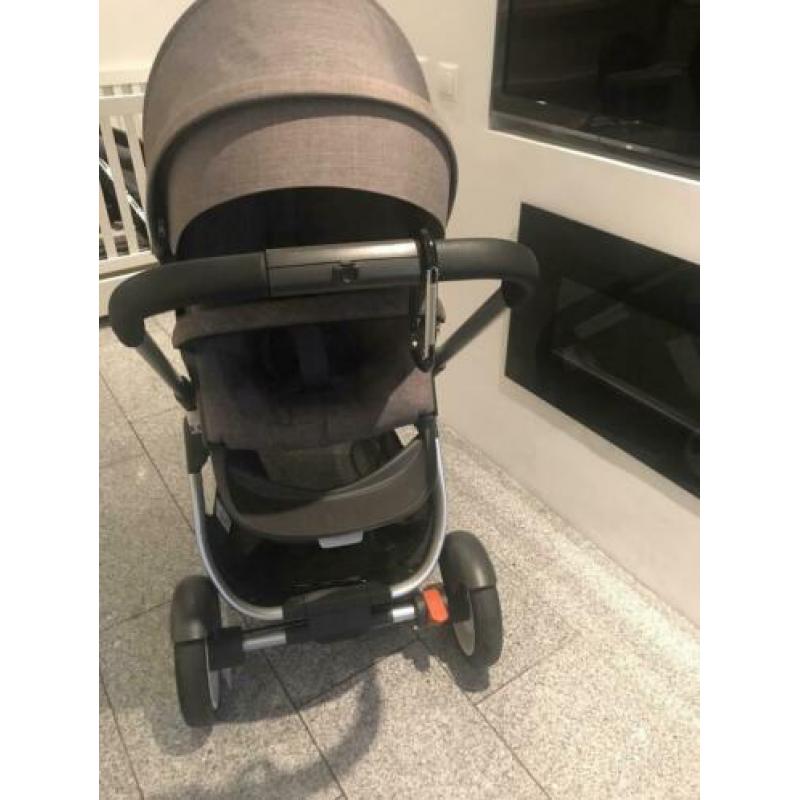 Stokke crusi duowagen black melange