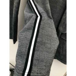 colbert grijs blazer jasje jas vest ruit