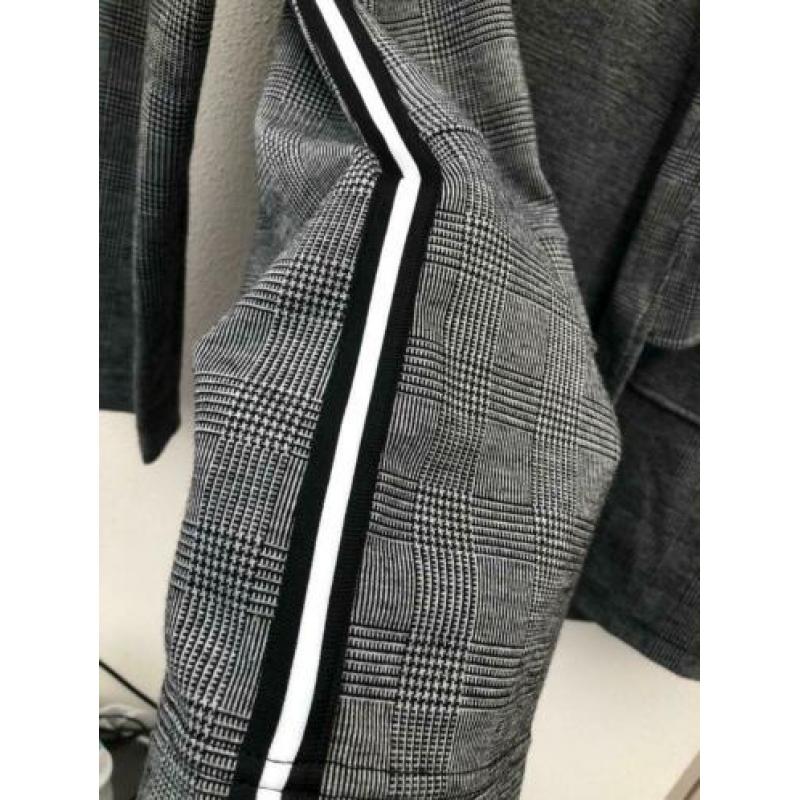 colbert grijs blazer jasje jas vest ruit