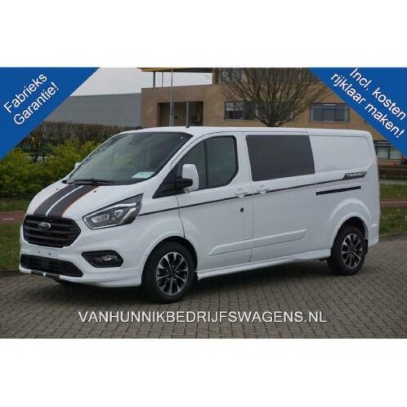 Ford Transit Custom 320L 185PK Sport DC Aut €506 / Maand Air