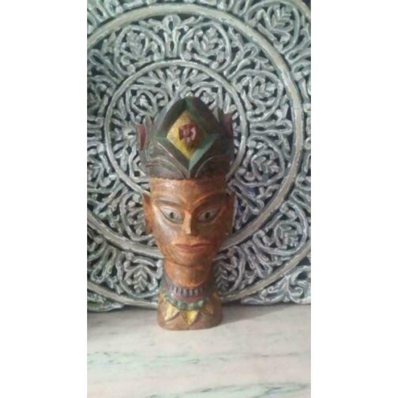 Nepal Tibet masker* Mancave* Myanmar* PTMD Loft* Vintage