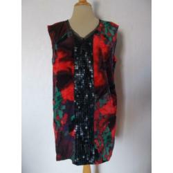 Opvallende mooie print top van Vera Wang (SimplyVera)! M