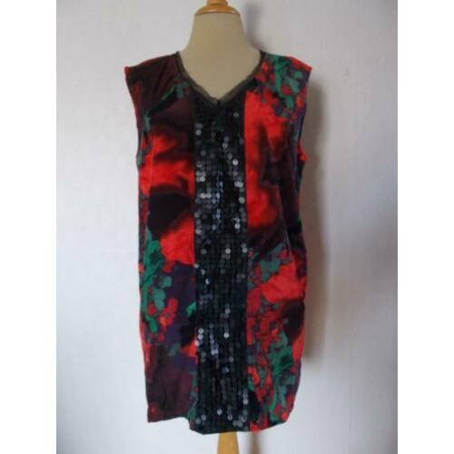 Opvallende mooie print top van Vera Wang (SimplyVera)! M