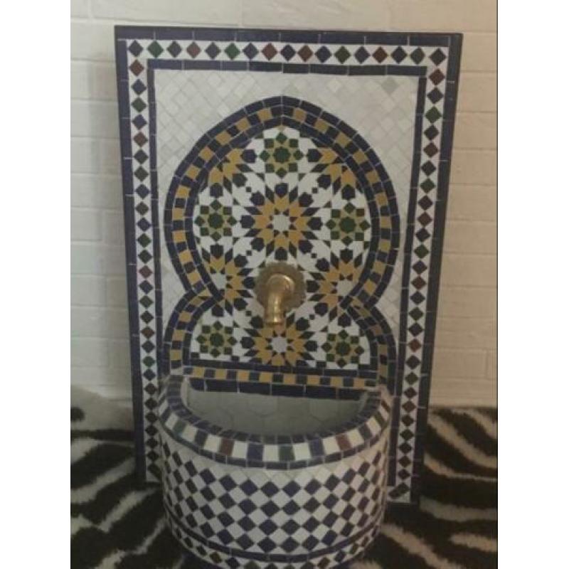 Marokkaanse mozaïek fontein hand made