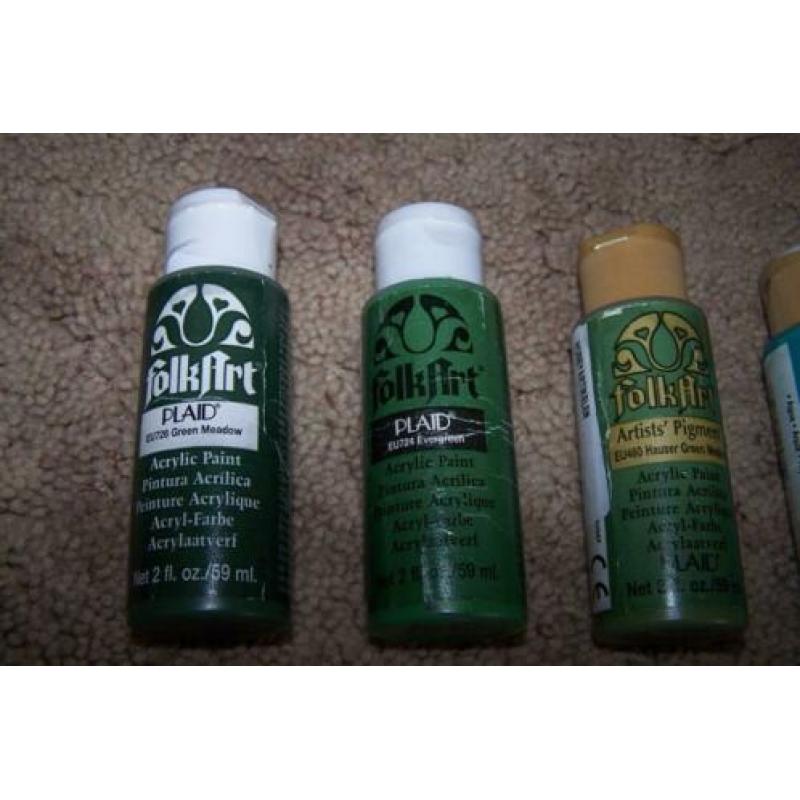 Hobbyverf / acrylaatverf, 30 flesjes