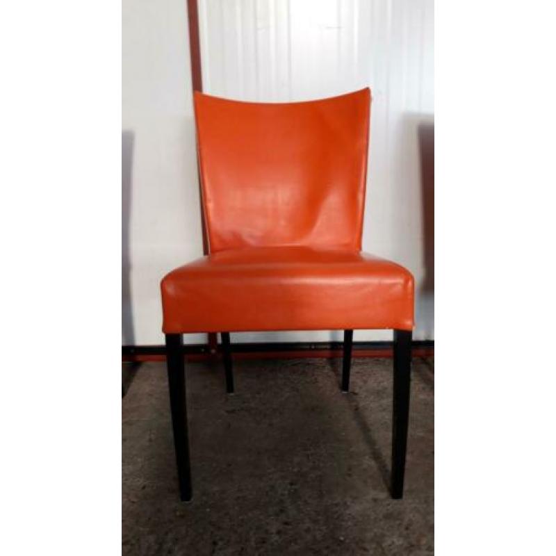 6 zacht lederen stoelen | montis holland