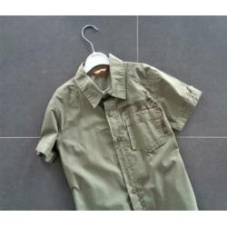 Groene blouse mt 122/128 merk: hema