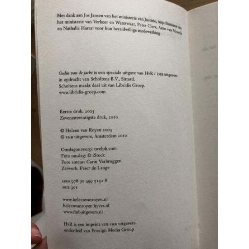 OPRUIMING: roman, Godin van de jacht, Heleen van Royen, boek