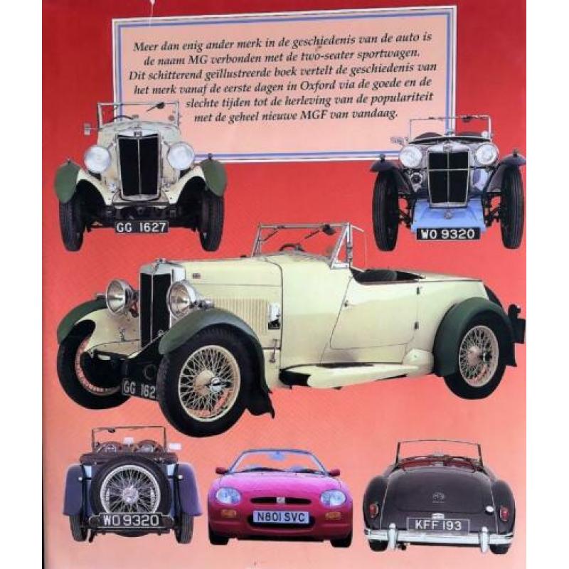 MG autoboek gesigneerd