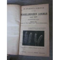 1917 almanak voor de nederlandschen landman dr starings boer