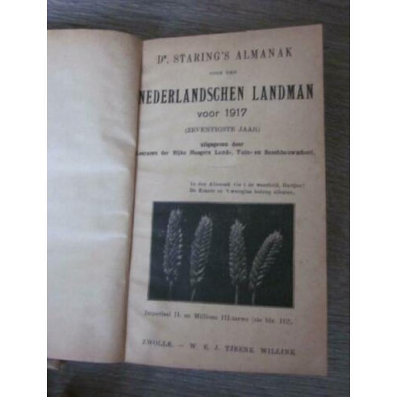 1917 almanak voor de nederlandschen landman dr starings boer