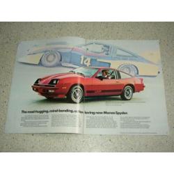 USA brochure Chevrolet Monza 1978