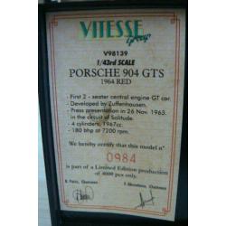 Vitesse Porsche 904 GTS 1964 1/43.