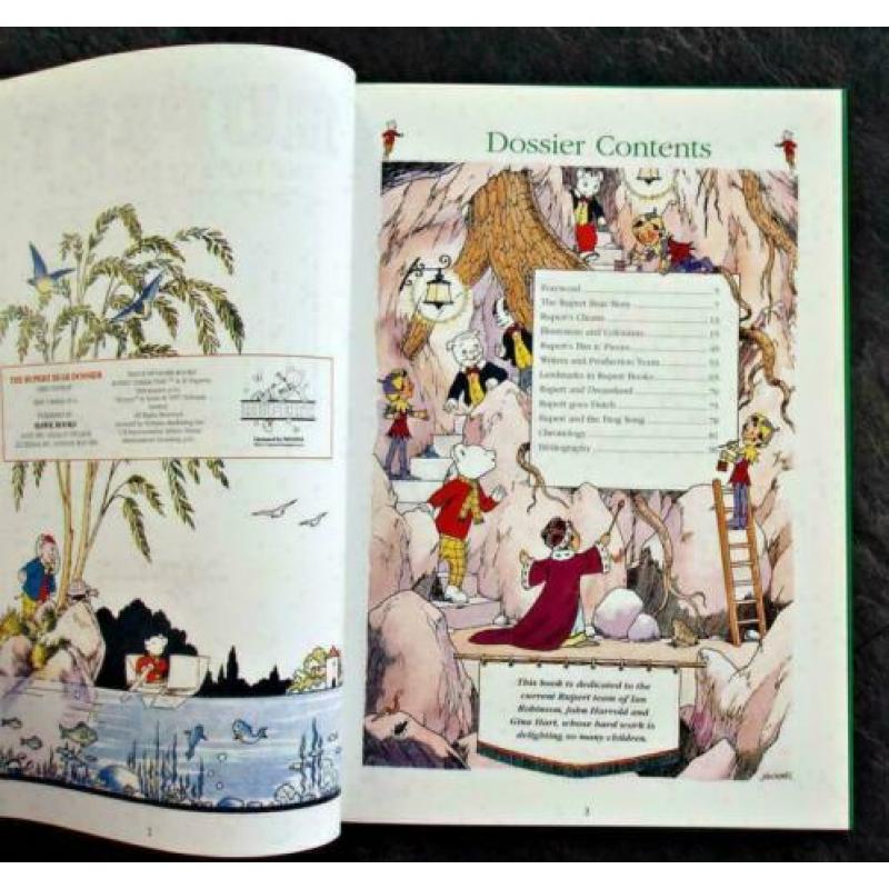 The Rupert Bear Dossier - Bruintje Beer - Hardcover Boek