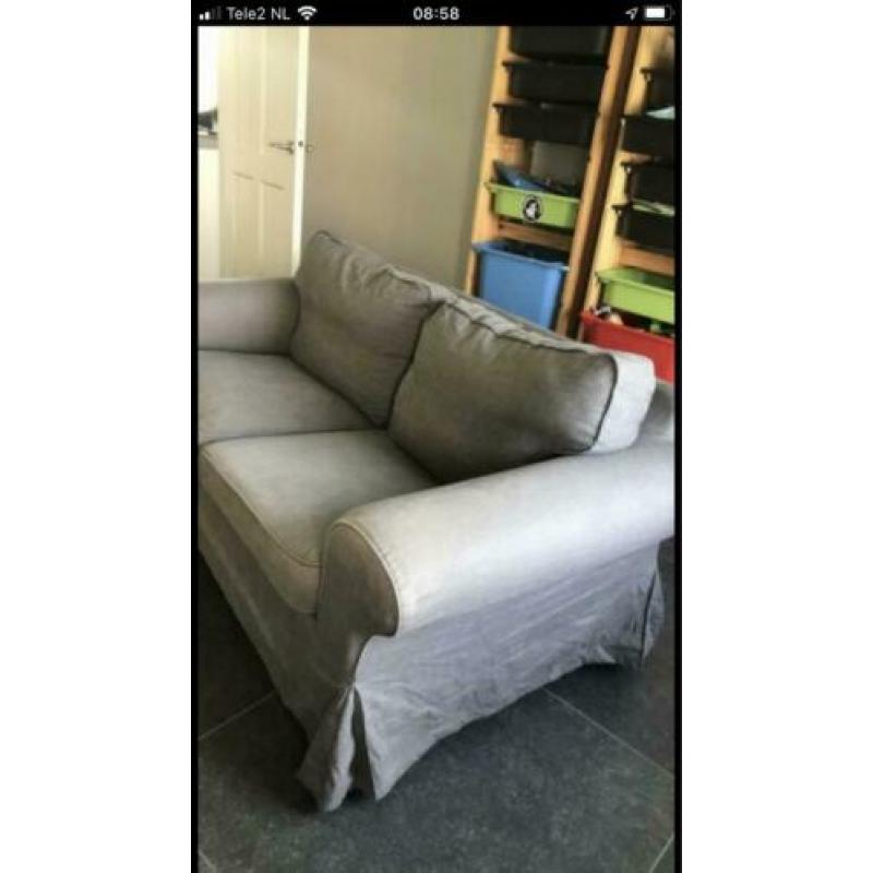 Leuke grijze Ektorp 2-zitsbank Ikea