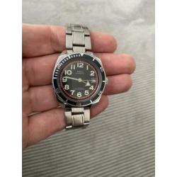 Vintage Duikhorloge Horloge Diver Osco Date Automatic 70's