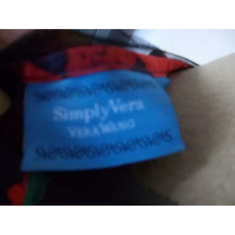 Opvallende mooie print top van Vera Wang (SimplyVera)! M