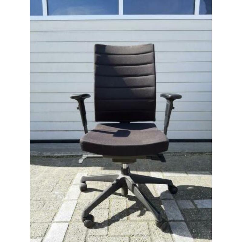 6 stuks Clover ergonomische bureaustoel zwart design