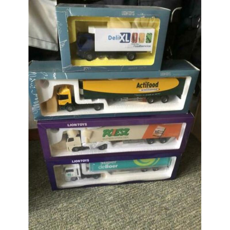 Te koop; vrachtwagens,WSI,Tekno, Tematoys Holland, loin-toys