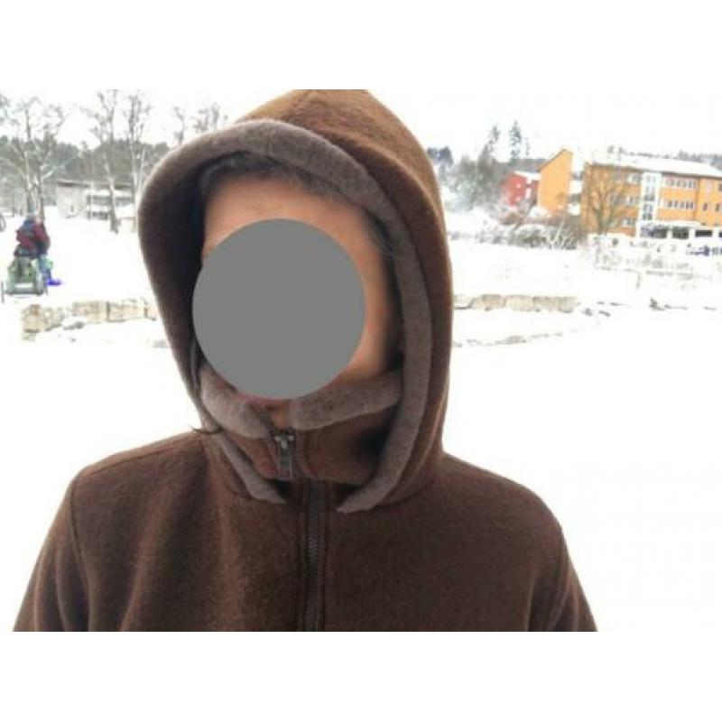 Wollen dames mantel jas als Disana maar dan dubbellaags wol