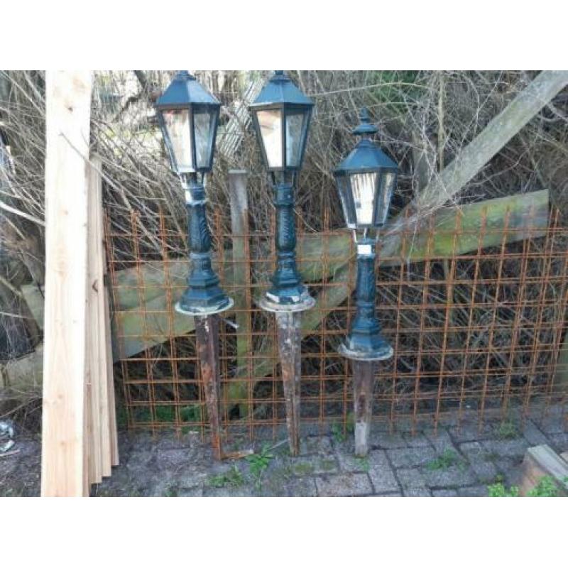 Tuinlampen 3 stuks