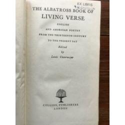 The Albatross book of Living Verse (1950?)