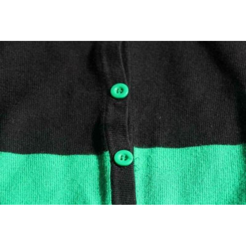 Leuk zwart/groen gebreid vestje van Outfitters Nation