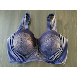 Prachtige indigoblauwe lingerie set