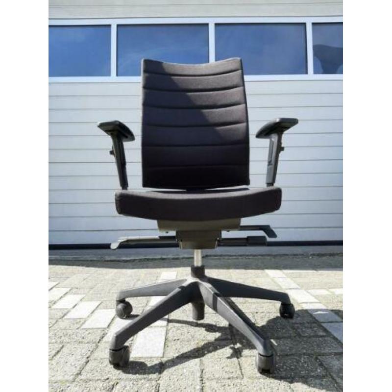 6 stuks Clover ergonomische bureaustoel zwart design