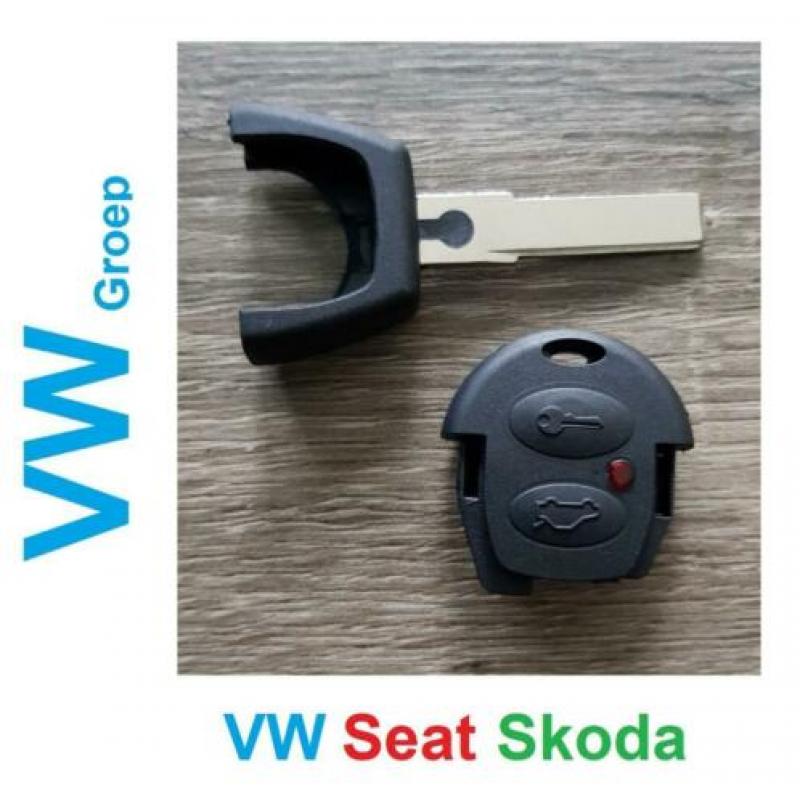 Skoda sleutel behuizing Octavia VW Jetta Passat , 2 knoppen
