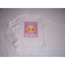 Hele mooie sweater Emoji Coolcat maat 134/140 wisselshirt