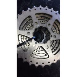 Shimano 8 speed cassette tandwiel set racefiets