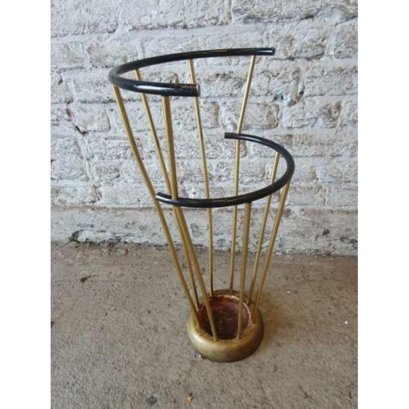 vintage metalen paraplu bak