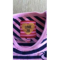 Mooi t shirt en bijpassende legging van Z8 in maat 116.