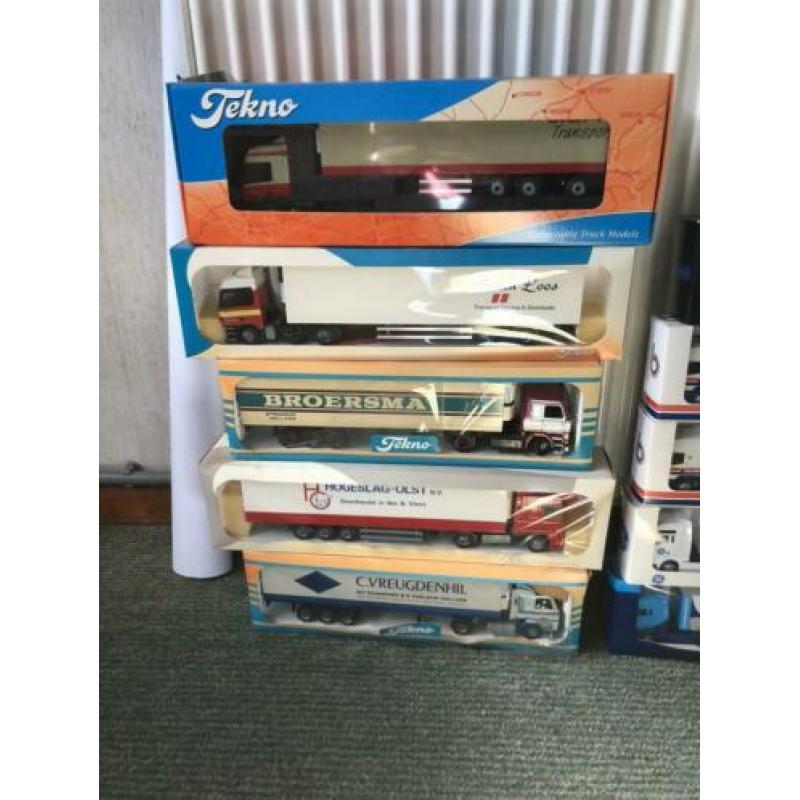 Te koop; vrachtwagens,WSI,Tekno, Tematoys Holland, loin-toys