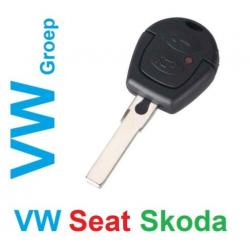 Skoda sleutel behuizing Octavia VW Jetta Passat , 2 knoppen