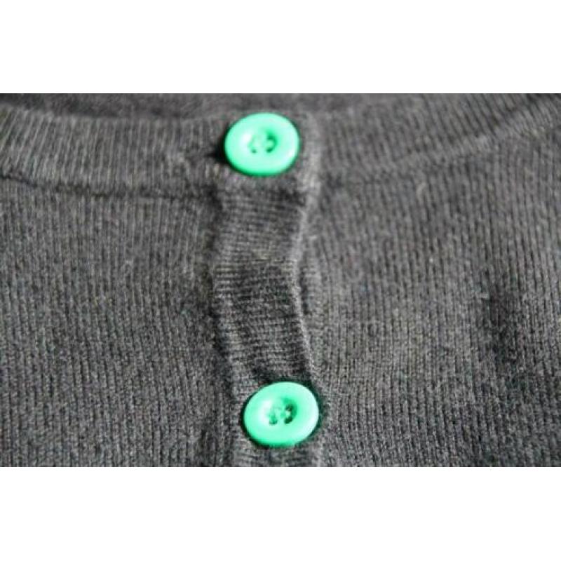 Leuk zwart/groen gebreid vestje van Outfitters Nation