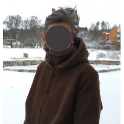 Wollen dames mantel jas als Disana maar dan dubbellaags wol