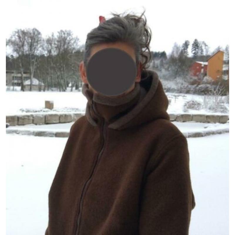 Wollen dames mantel jas als Disana maar dan dubbellaags wol