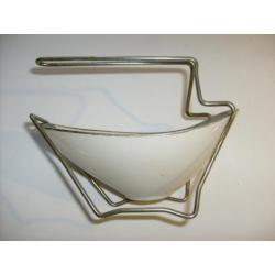 vintage jaren50 BAVARIA R porselein design schaal in houder
