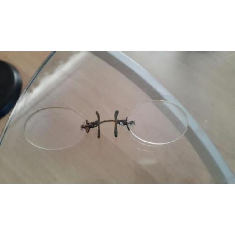 te koop antieke bril zie foto.s