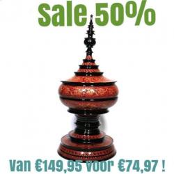 Birmees lakwerk offerschaal