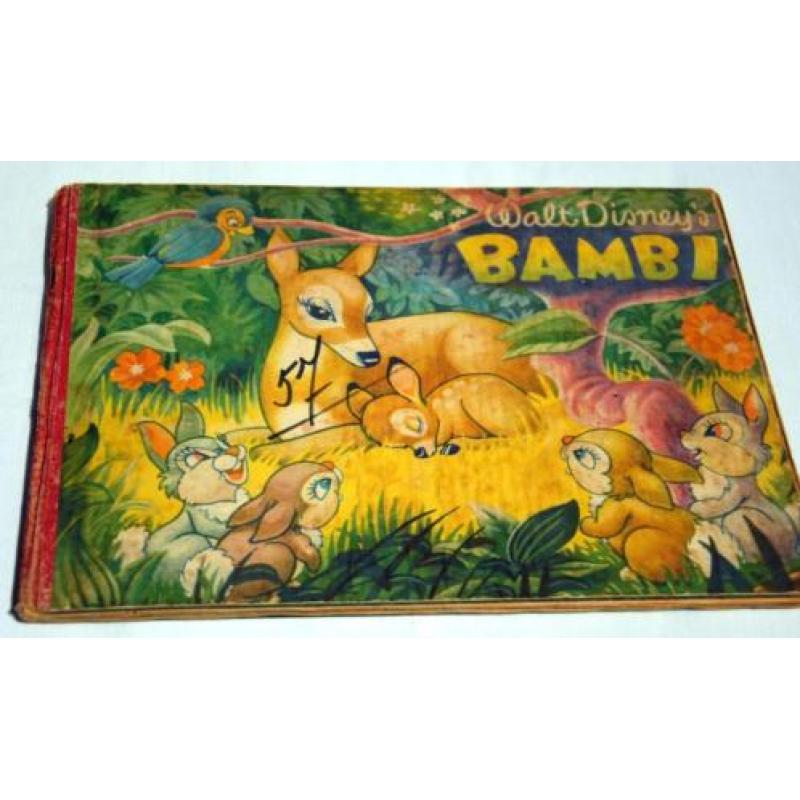 Disney oud Bambi boek