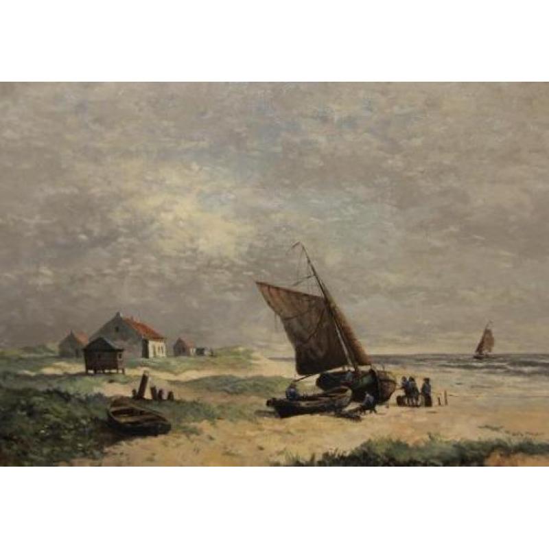W.Heytman geb.1950 Nabij Domburg/Strand/Zee/Duingezicht/Pers