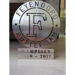 Feyenoord roestvrij staal,NIEUW! Ophangen Binnen of buiten